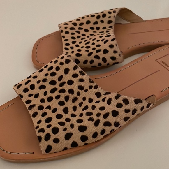 Dolce Vita cheeta print slide sandals size 7.5 - Picture 5 of 6